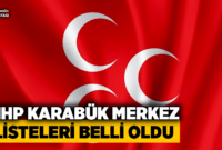 MHP Belediye ve İl Genel Meclisi Aday Listesini Açıkladı 