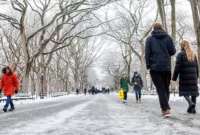 New York’ta son 2 yılın en fazla kar yağışı