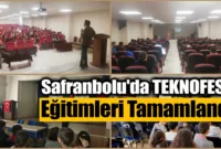 Safranbolu’da TEKNOFEST Eğitimleri Tamamlandı
