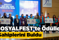 Türkiye’nin ilk SOSYALFEST’inde ödüller sahiplerini buldu