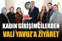 TOBB Kadın Girişimciler Kurulu İcra Komitesi Başkanı Alpboğa’dan Vali Yavuz’a ziyaret