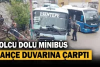Karabük’te yolcu dolu minibüs bahçe duvarına çarptı: 5 yaralı