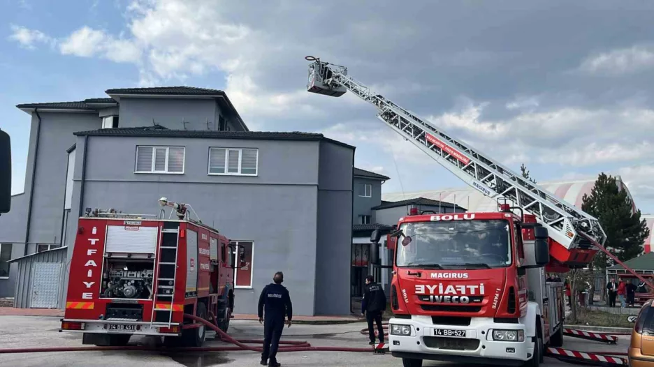 Boluspor’un altyapı tesislerinde yangın çıktı