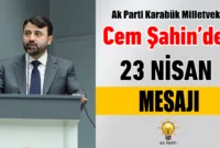 Milletvekili Şahin “Türkiye çocuklarımızın ve gençlerimizin omuzlarında yükselecek”