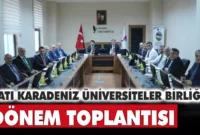 Rektör Kırışık, Batı Karadeniz Üniversiteler Birliği Dönem Toplantısına Katıldı