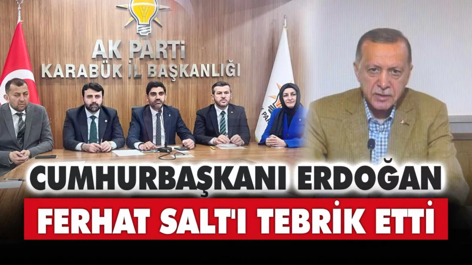 Cumhurbaşkanı Erdoğan, Ferhat Salt’ı Tebrik Etti