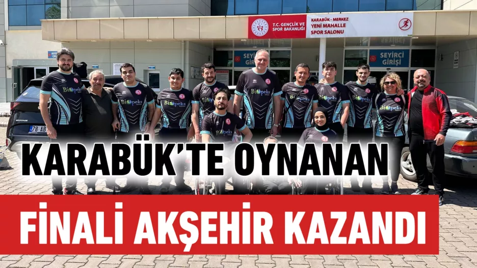 Akşehir Takımı Türkiye Oturarak Voleybol 1. Liginde finalde