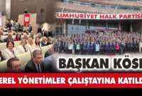 Başkan Köse CHP Yerel Yönetimler Çalıştayı’na Katıldı