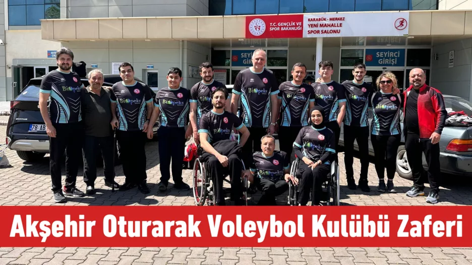 Akşehir Takımı Türkiye Oturarak Voleybol 1. Liginde finalde