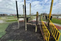Bolu Belediyesi’nin yaptığı park kundaklandı