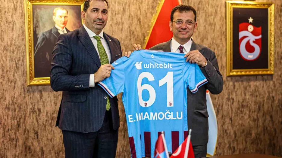 Ekrem İmamoğlu, Trabzonspor’u ziyaret etti