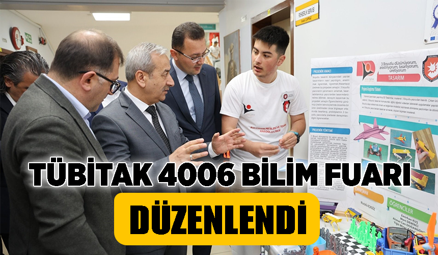 Safranbolu’da TÜBİTAK 4006 Bilim Fuarı düzenlendi