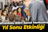 Safranbolu Bilim Sanat Merkezinde Yıl Sonu Etkinliği