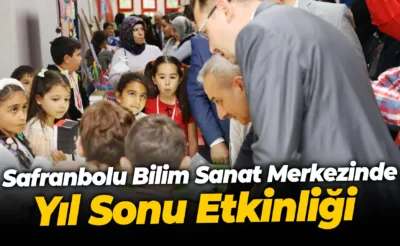 Safranbolu Bilim Sanat Merkezinde Yıl Sonu Etkinliği