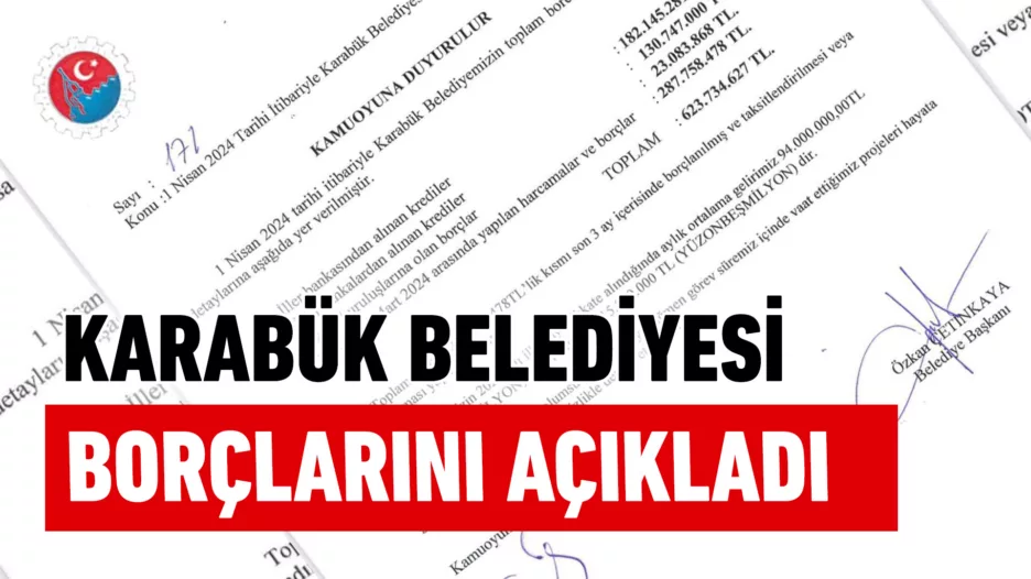 AK Partili Belediye Başkanı devraldığı belediyenin borcunu açıkladı