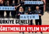 Öğretmenler Türkiye Geneli Eylemde Bulundu