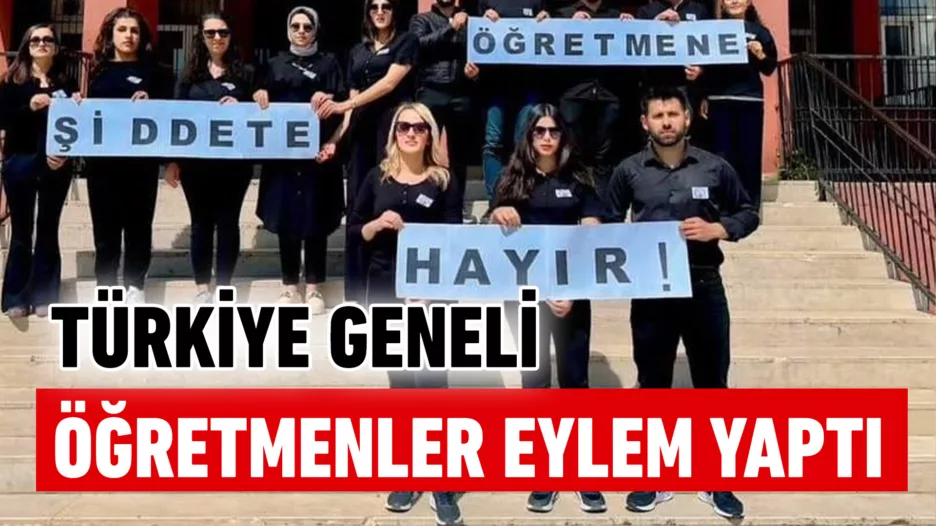 Öğretmenler Türkiye Geneli Eylemde Bulundu