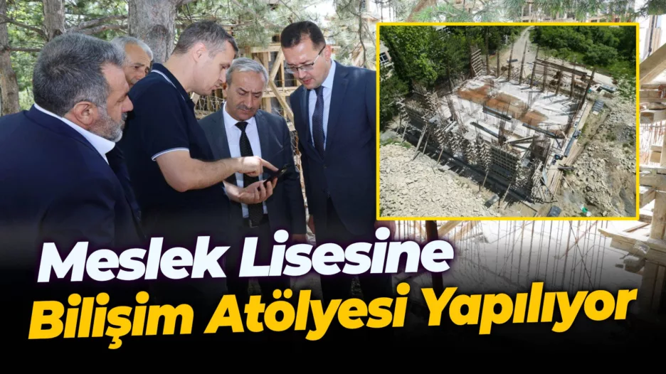 Meslek Lisesine Bilişim Atölyesi Yapılıyor