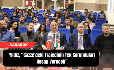 Yıldız, “Gazze’deki trajedinin tek sorumluları hesap verecek”