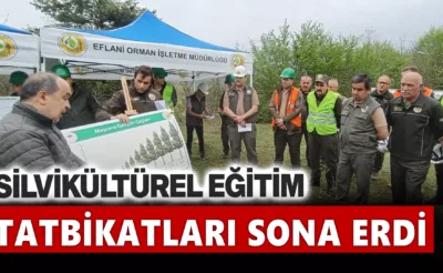 Silvikültürel Eğitim Tatbikatları Sona Erdi