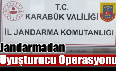 Jandarmadan Uyuşturucu Operasyonu