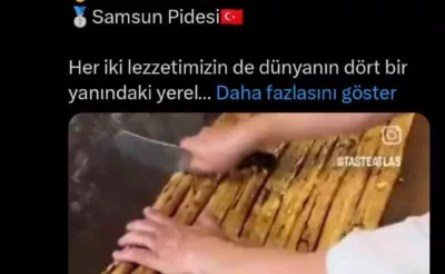 Dünyanın en iyi ilk iki ekmeği Samsun’dan