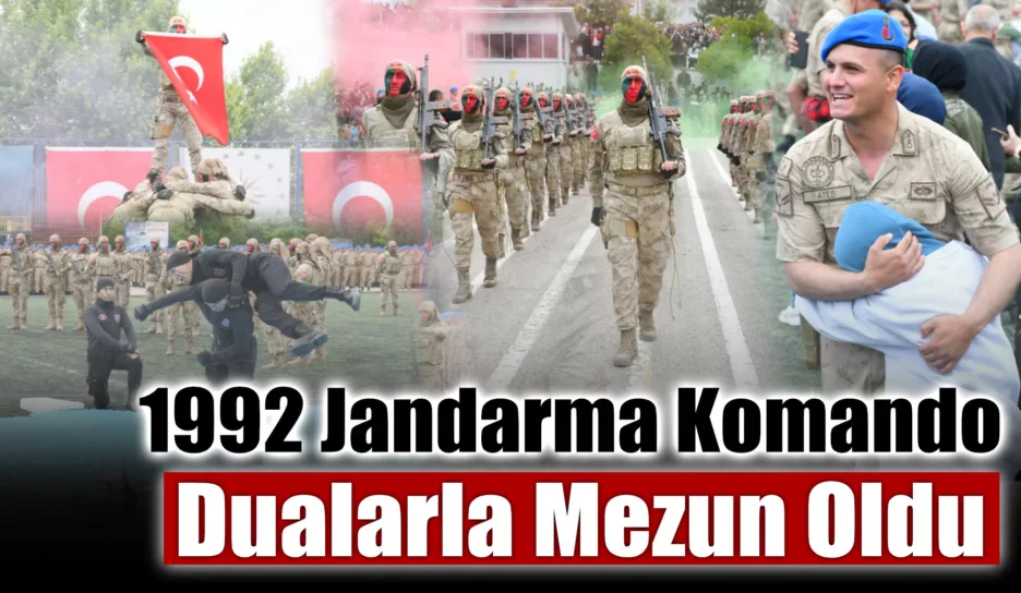 Karabük’te 1992 Jandarma Komando Dualarla Mezun Oldu