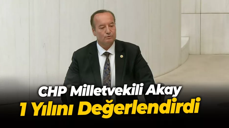 CHP Milletvekili Akay, 1 Yılını Değerlendirdi