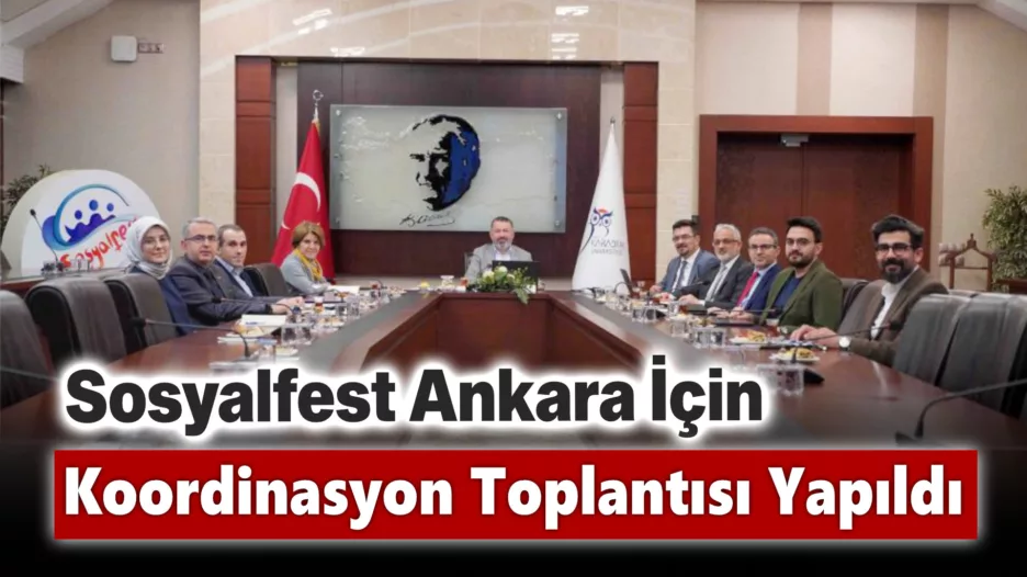 Sosyalfest Ankara İçin Koordinasyon Toplantısı Yapıldı