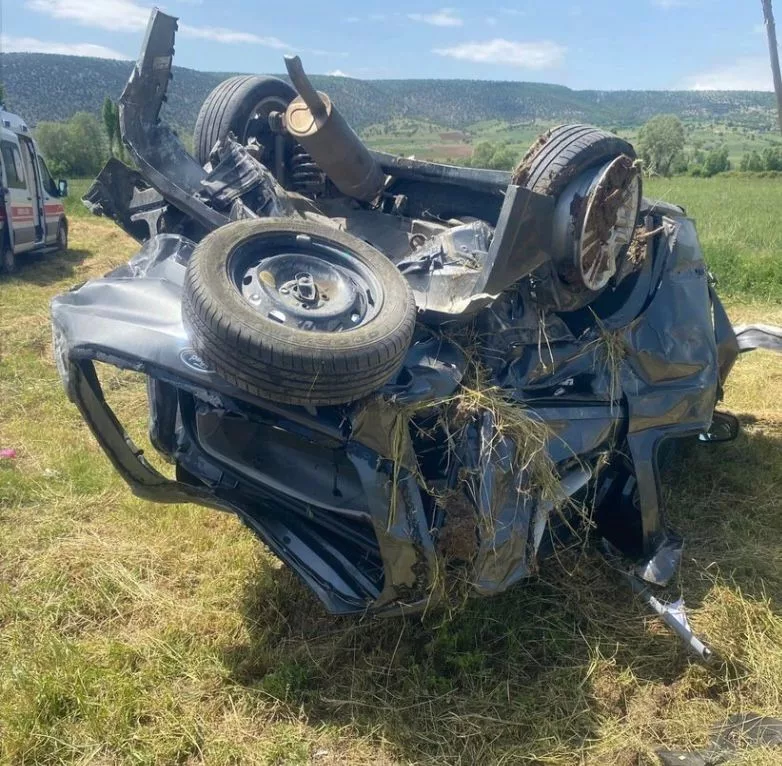 tokatta otomobil takla atti 1i agir 4 yarali LNszM3bY jpg