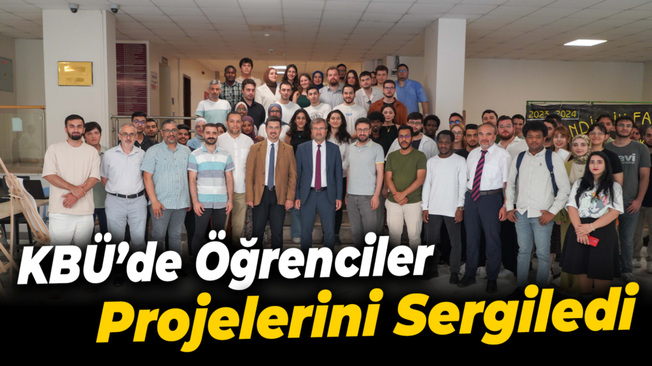 KBÜ’de öğrenciler projelerini sergiledi