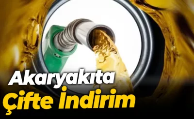 Akaryakıta Çifte İndirim