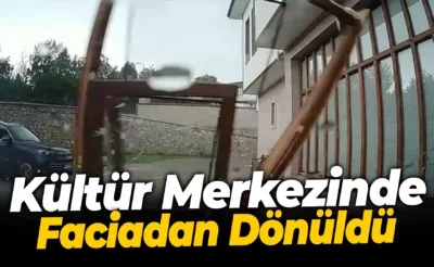 Kültür Merkezinde Faciadan Dönüldü