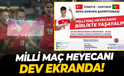 Dev Ekranda Milli Heyecan