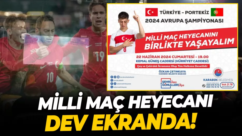 Dev Ekranda Milli Heyecan