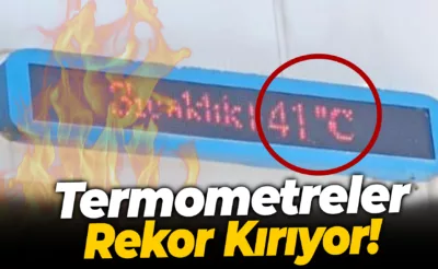 Karabük’te Termometreler 41 Dereceyi Gösterdi