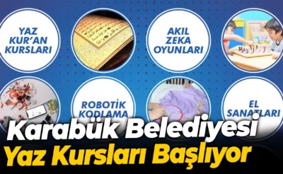 Karabük Belediyesi Yaz Kursları Başlıyor