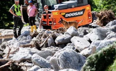 İsviçre’deki toprak kaymasında 3 kişi kayıp