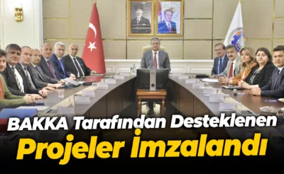 BAKKA Tarafından Desteklenen Projeler İmzalandı