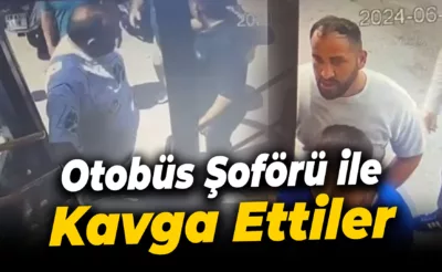 Karabük’te Otobüs Şoförü ile Vatandaşın Kavgası Kamerada