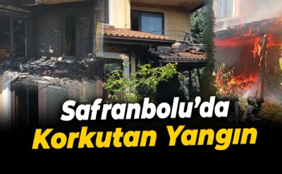 Safranbolu’da Villada Korkutan Yangın Söndürüldü