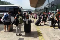 Trabzon Şehirlerarası Otobüs Terminali’nde Kurban Bayramı yoğunluğu
