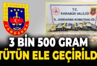 Karabük’te bin 700 makaron ve 3.5 kilo tütün ele geçirildi