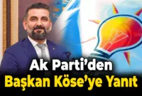 AK Parti’den Başkan Elif Köse’nin Paylaşımına Yanıt