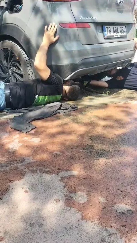 aracinin altina giren kedileri itfaiye cikardi 2ppeAcuE jpg