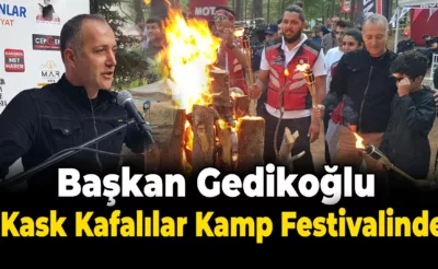 Motosiklet tutkunları Motosiklet ve Kamp Festivalinde buluştu