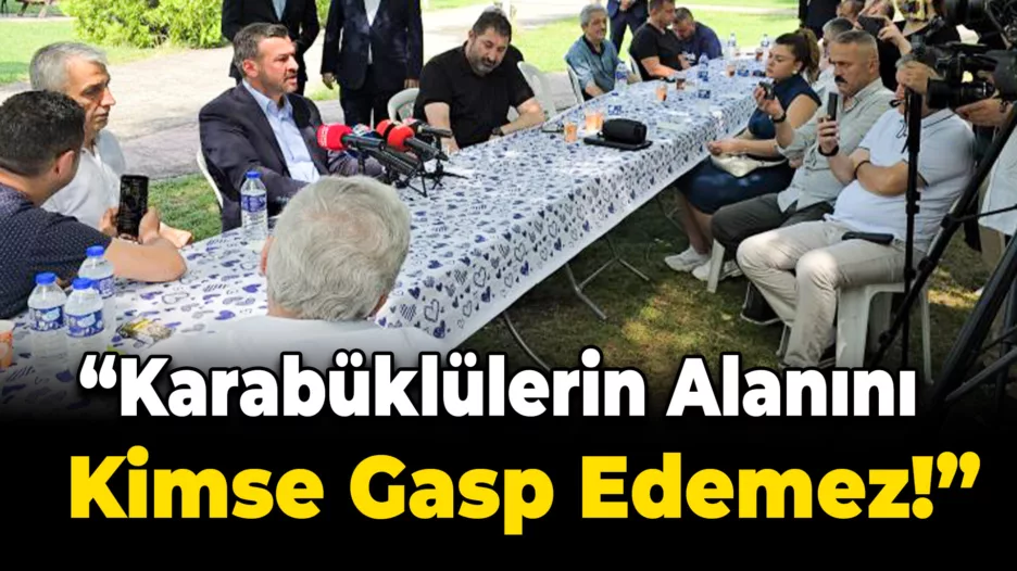 Başkan Çetinkaya, “Karabüklülerin kullanacağı alan kimse tarafından gasp edilemez”