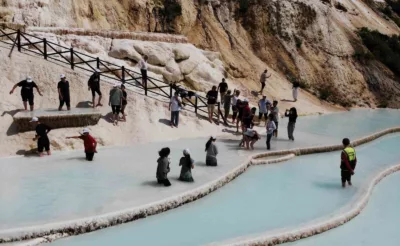 Köylerdeki öğrenciler için Göksu Travertenleri ve Mavi Göl’e gezi düzenlediler