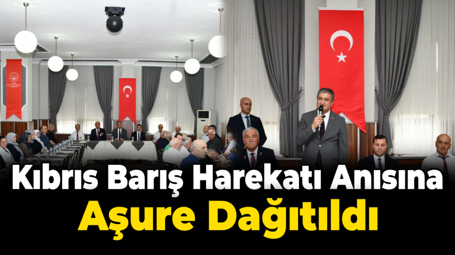 Kıbrıs Barış Harekatı Anısına Aşure Dağıtıldı