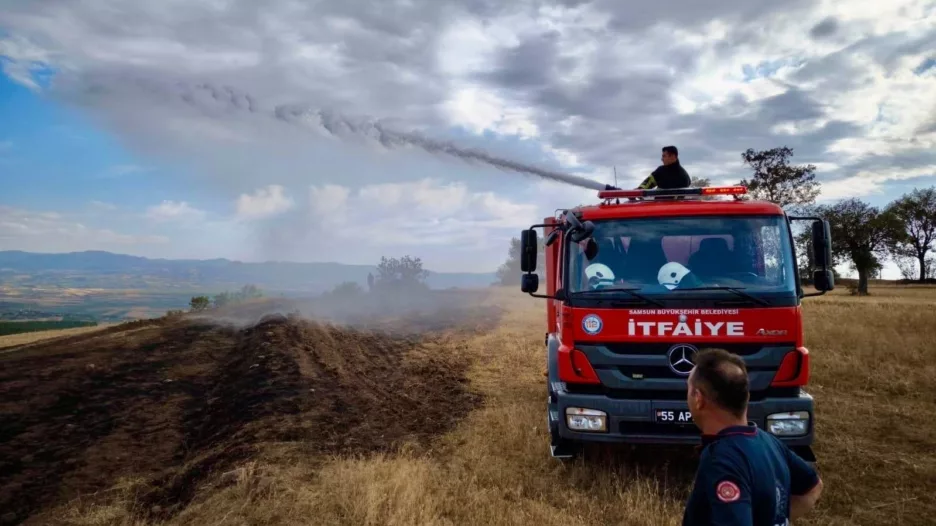 Samsun’da 6 ayda 371 anız yangını kontrol atına alındı